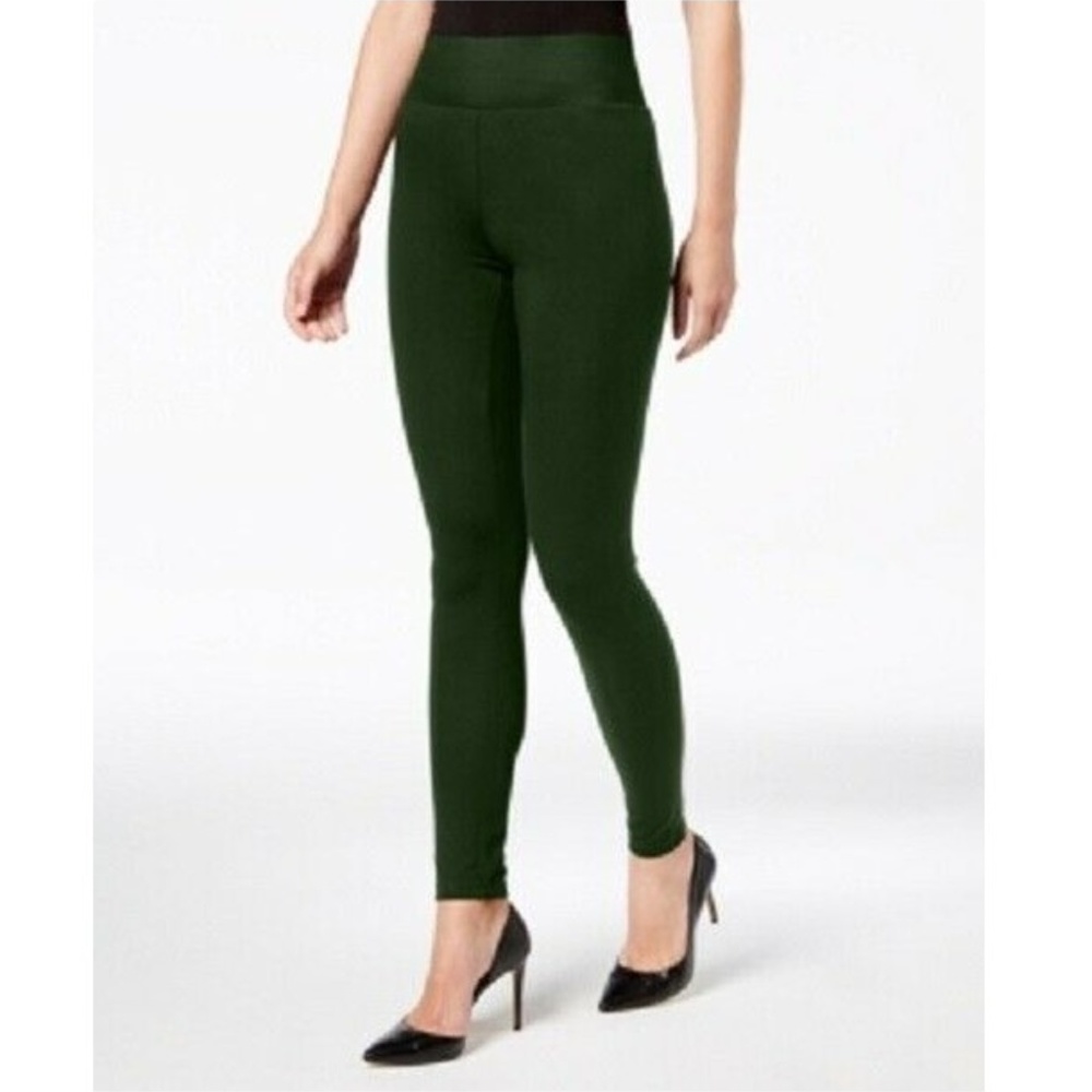 INC Smoothing Leggings Hunter Green
